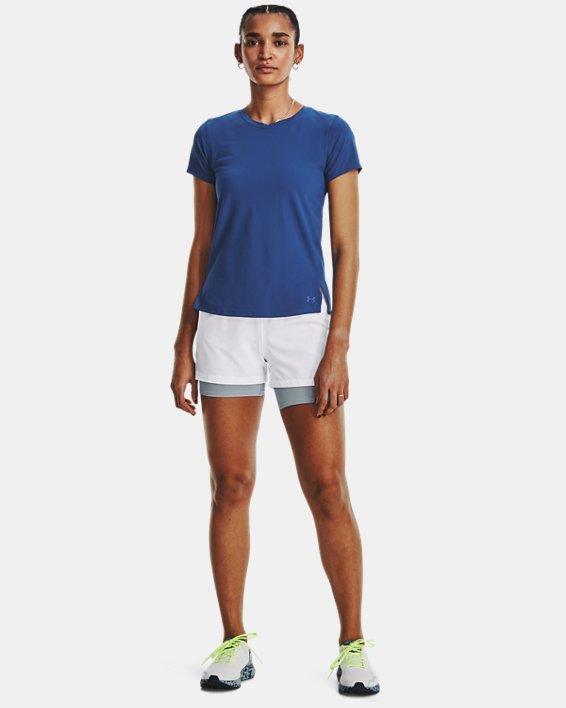 Women's UA Iso-Chill Laser T-Shirt, Blue, pdpMainDesktop image number 2